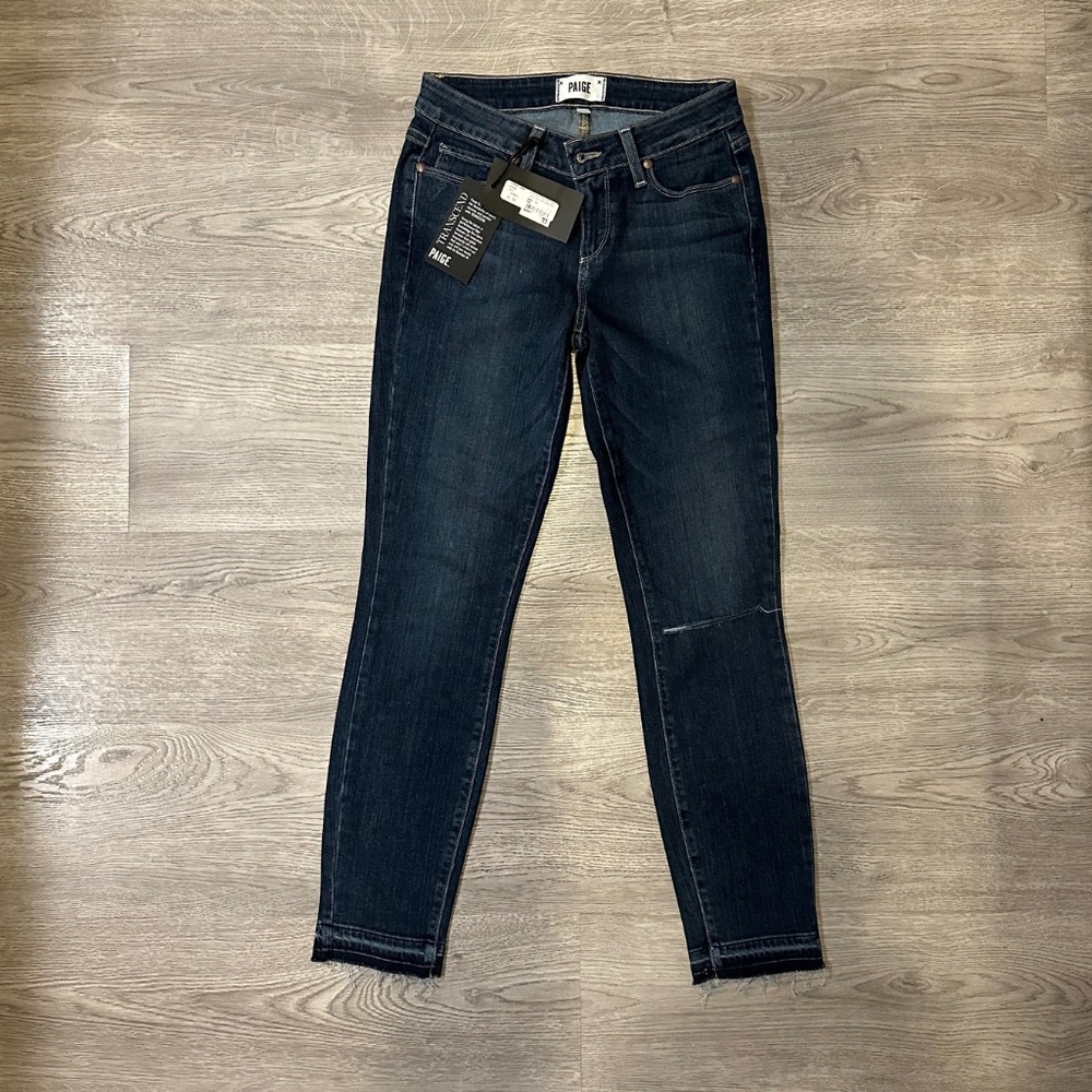 Paige Verdugo Crop w/Undo Electra Destructed, Size 26 - NWT